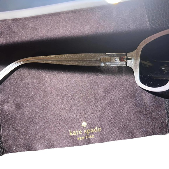 Kate Spade New York Full Rim Polarized Black White Sunglasses main image 4